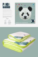 Kołdra antyalergiczna 100x135 + poduszka 40x60 Babies Panda Bamboo 400g+50g komplet dziecięcy biały AMZ Kołdra antyalergiczna 100x135 + poduszka 40x60 Babies Panda Bamboo 400g+50g komplet dziecięcy biały AMZ