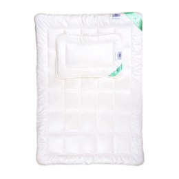 Kołdra antyalergiczna 90x120 + poduszka 40x60 Babies Koala Eucaliptus 350g+50g komplet dziecięcy biały AMZ
