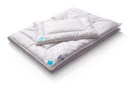Kołdra antyalergiczna 90x120 + poduszka 40x60 Babies Mikrofibra 350g+50g komplet dziecięcy biały AMZ