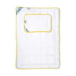 Kołdra antyalergiczna 90x120 + poduszka 40x60 Babies Niedźwiadek Honey 350g+50g komplet dziecięcy biały AMZ