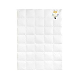 Kołdra puchowa całoroczna 155x200 Optima ekskluzywna 950g biała AMZ