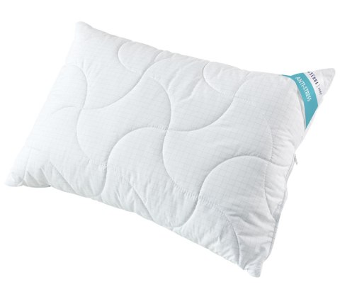 Poduszka antyalergiczna 50x60 Antystres pikowana 600g biała z włóknem węglowym Inter Widex Poduszka antyalergiczna 50x60 Antystres pikowana 600g biała z włóknem węglowym Inter Widex