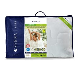 Poduszka antyalergiczna 50x60 Bamboo Eco 600g biała z włókien pozyskiwanych z drewna bambusowego Inter Widex