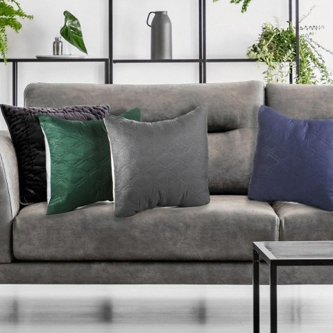 Poszewka dekoracyjna 40x40 Viki zielona srebrna Poszewka dekoracyjna 40x40 Viki zielona srebrna