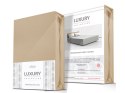 Prześcieradło jersey elastan 180x200 z gumką piaskowe 26 na wysoki materac 25 cm Luxury Prześcieradło jersey elastan 180x200 z gumką piaskowe 26 na wysoki materac 25 cm Luxury