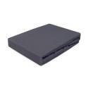 Prześcieradło jersey z gumką 220x200 041 antracytowe Darymex Prześcieradło jersey z gumką 220x200 041 antracytowe Darymex