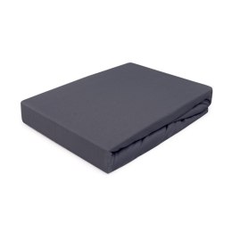 Prześcieradło jersey z gumką 220x200 041 antracytowe Darymex