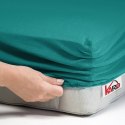 Prześcieradło jersey z gumką 70x140 turkusowe ciemne 016 grube 150g/m2 KARO Prześcieradło jersey z gumką 70x140 turkusowe ciemne 016 grube 150g/m2 KARO