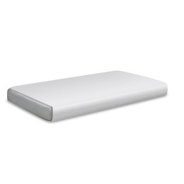Prześcieradło satynowe 220x210 białe 01 bez gumki