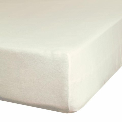 Prześcieradło satynowe z gumką 100x200 Nova kremowe na wysoki materac 25 cm Eurofirany Prześcieradło satynowe z gumką 100x200 Nova kremowe na wysoki materac 25 cm Eurofirany