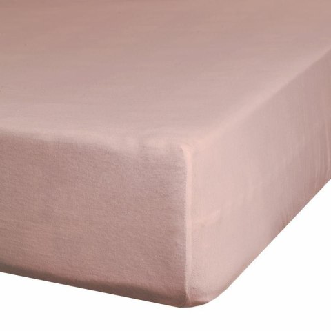 Prześcieradło satynowe z gumką 100x200 Nova pudrowe różowe na wysoki materac 25 cm Eurofirany Prześcieradło satynowe z gumką 100x200 Nova pudrowe różowe na wysoki materac 25 cm Eurofirany