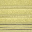 Ręcznik Wiki 50x90 06 żółty srebrne nitki 480 g/m2 Ręcznik Wiki 50x90 06 żółty srebrne nitki 480 g/m2