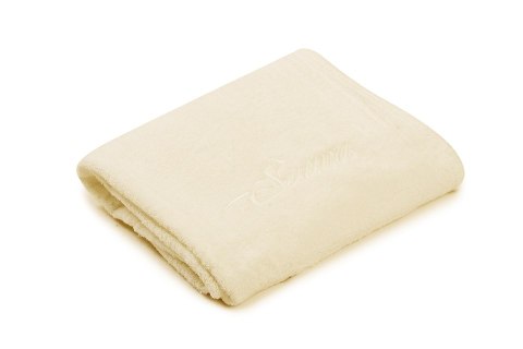 Ręcznik do sauny 80x150 Sauna kremowy 02 haftowany napis 100% bawełna Ręcznik do sauny 80x150 Sauna kremowy 02 haftowany napis 100% bawełna