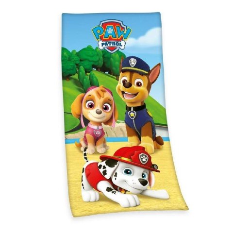 Ręcznik dziecięcy 75x150 Psi Patrol Paw 2984 plaża Marshall Chase Skye bawełniany H23 Ręcznik dziecięcy 75x150 Psi Patrol Paw 2984 plaża Marshall Chase Skye bawełniany H23