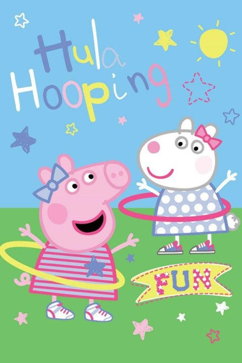 Kocyk polarowy 100x150 Świnka Peppa Pig 4383 fun zabawa pastele pled dziecięcy Kocyk polarowy 100x150 Świnka Peppa Pig 4383 fun zabawa pastele pled dziecięcy