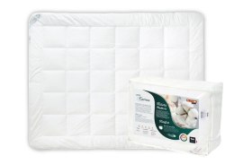 Kołdra antyalergiczna 155x200 Cotton 4 pory roku 1120g + 400g biała AMZ