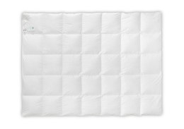 Kołdra puchowa 100% 155x200 Materacowa prestige extra ciepła 1200g biała AMZ