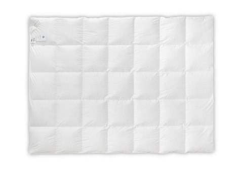 Kołdra puchowa 100% 155x200 Materacowa prestige extra ciepła 1200g biała AMZ Kołdra puchowa 100% 155x200 Materacowa prestige extra ciepła 1200g biała AMZ