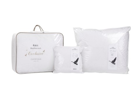 Kołdra puchowa 100% 155x200 Materacowa prestige extra ciepła 1200g biała AMZ Kołdra puchowa 100% 155x200 Materacowa prestige extra ciepła 1200g biała AMZ