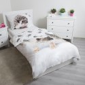 Pościel bawełniana 140x200 Jeż Jeże 9306 Jeżyki białe serduszka różowe poszewka 70x90 Pościel bawełniana 140x200 Jeż Jeże 9306 Jeżyki białe serduszka różowe poszewka 70x90