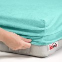 Prześcieradło frotte z gumką 60x120 miętowe 054 grube 200g/m2 KARO Prześcieradło frotte z gumką 60x120 miętowe 054 grube 200g/m2 KARO