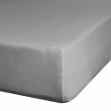 Prześcieradło satynowe z gumką 140x200 Nova stalowe na wysoki materac 30 cm Eurofirany Prześcieradło satynowe z gumką 140x200 Nova stalowe na wysoki materac 30 cm Eurofirany