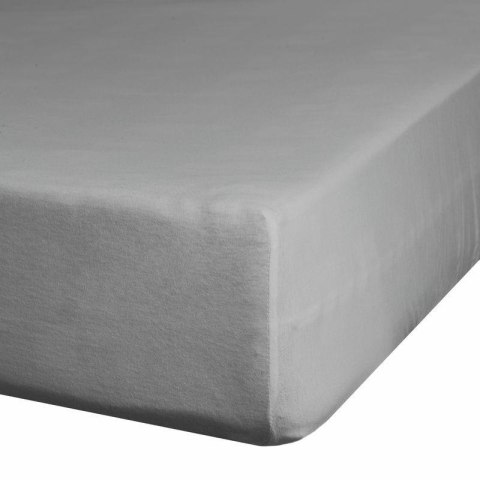 Prześcieradło satynowe z gumką 140x200 Nova stalowe na wysoki materac 30 cm Eurofirany Prześcieradło satynowe z gumką 140x200 Nova stalowe na wysoki materac 30 cm Eurofirany