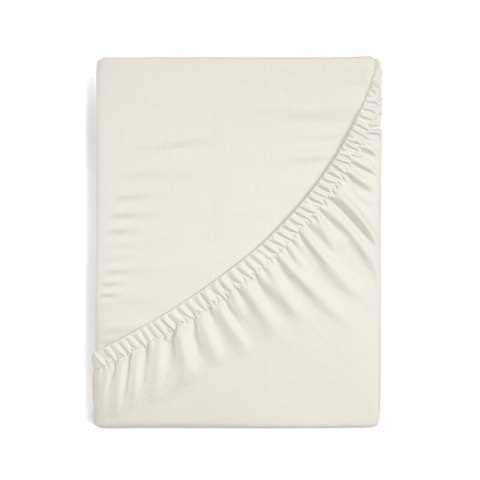 Prześcieradło satynowe z gumką 160x200 Nova kremowe na wysoki materac 30 cm Eurofirany Prześcieradło satynowe z gumką 160x200 Nova kremowe na wysoki materac 30 cm Eurofirany