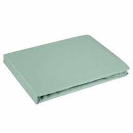 Prześcieradło satynowe z gumką 160x200 Nova miętowe na wysoki materac 30 cm Eurofirany