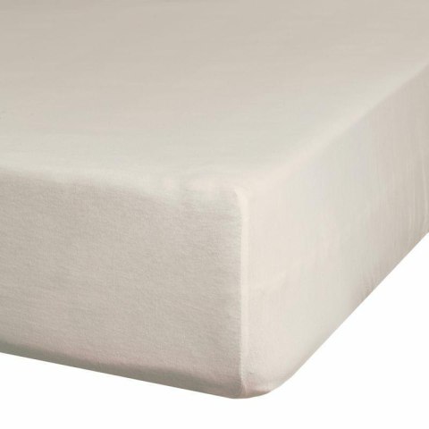 Prześcieradło satynowe z gumką 180x200 Nova beżowe na wysoki materac 30 cm Eurofirany Prześcieradło satynowe z gumką 180x200 Nova beżowe na wysoki materac 30 cm Eurofirany
