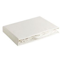 Prześcieradło satynowe z gumką 180x200 Nova kremowe na wysoki materac 30 cm Eurofirany
