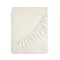 Prześcieradło satynowe z gumką 180x200 Nova kremowe na wysoki materac 30 cm Eurofirany Prześcieradło satynowe z gumką 180x200 Nova kremowe na wysoki materac 30 cm Eurofirany