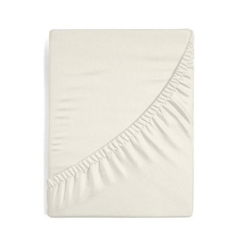 Prześcieradło satynowe z gumką 180x200 Nova kremowe na wysoki materac 30 cm Eurofirany Prześcieradło satynowe z gumką 180x200 Nova kremowe na wysoki materac 30 cm Eurofirany