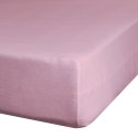 Prześcieradło satynowe z gumką 220x200 Nova ciemne różowe na wysoki materac 30 cm Eurofirany Prześcieradło satynowe z gumką 220x200 Nova ciemne różowe na wysoki materac 30 cm Eurofirany