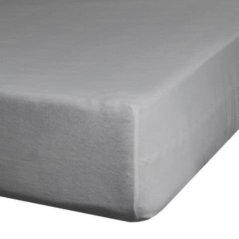 Prześcieradło satynowe z gumką 220x200 Nova stalowe na wysoki materac 30 cm Eurofirany Prześcieradło satynowe z gumką 220x200 Nova stalowe na wysoki materac 30 cm Eurofirany