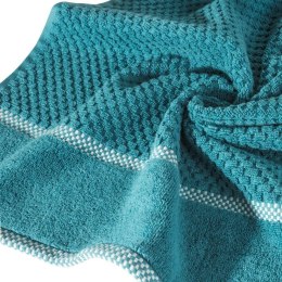 Ręcznik Caleb 50x90 turkusowy ciemny 540g/m2 Eurofirany
