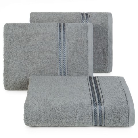Ręcznik Lori 50x90 stalowy 450g/m2 Eurofirany Ręcznik Lori 50x90 stalowy 450g/m2 Eurofirany