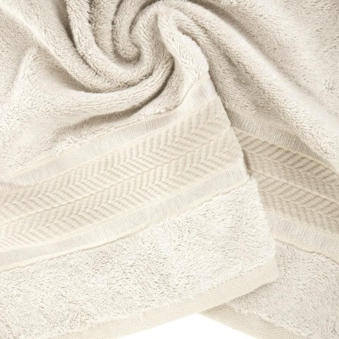 Ręcznik Miro 50x90 bambusowy kremowy 550g/m2 Eurofirany Ręcznik Miro 50x90 bambusowy kremowy 550g/m2 Eurofirany