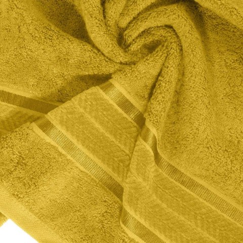 Ręcznik Miro 50x90 bambusowy musztardowy 550g/m2 Eurofirany Ręcznik Miro 50x90 bambusowy musztardowy 550g/m2 Eurofirany