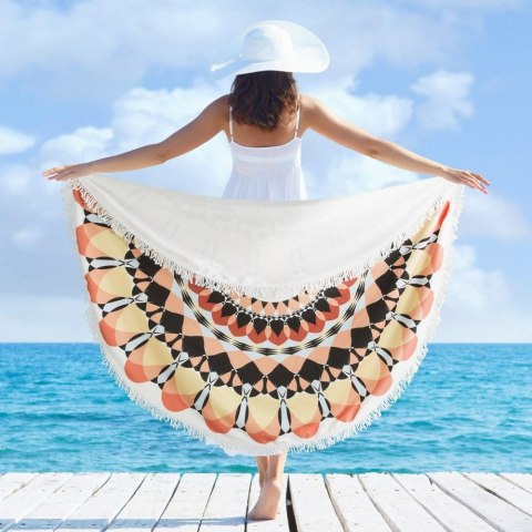 Ręcznik plażowy 150 okrągły Havana 03 250g/m2 Eurofirany Ręcznik plażowy 150 okrągły Havana 03 250g/m2 Eurofirany