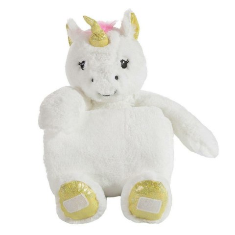 Kocyk dziecięcy 75x100 Toy 4 biały żółty pluszak zabawka jednorożec Eurofirany Kocyk dziecięcy 75x100 Toy 4 biały żółty pluszak zabawka jednorożec Eurofirany