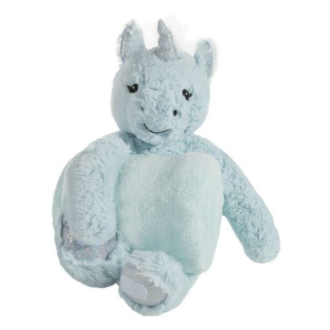 Kocyk dziecięcy 75x100 Toy 5 niebieski pluszak zabawka jednorożec Eurofirany Kocyk dziecięcy 75x100 Toy 5 niebieski pluszak zabawka jednorożec Eurofirany