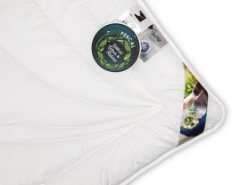 Kołdra antyalergiczna 135x200 BioPercal całoroczna 1000g biała delikatny perkal 100% bawełna AMZ