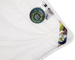 Kołdra antyalergiczna 155x200 BioPercal całoroczna 1120g biała delikatny perkal 100% bawełna AMZ