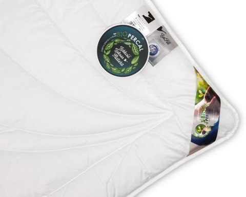 Kołdra antyalergiczna 155x200 BioPercal całoroczna 1120g biała delikatny perkal 100% bawełna AMZ Kołdra antyalergiczna 155x200 BioPercal całoroczna 1120g biała delikatny perkal 100% bawełna AMZ