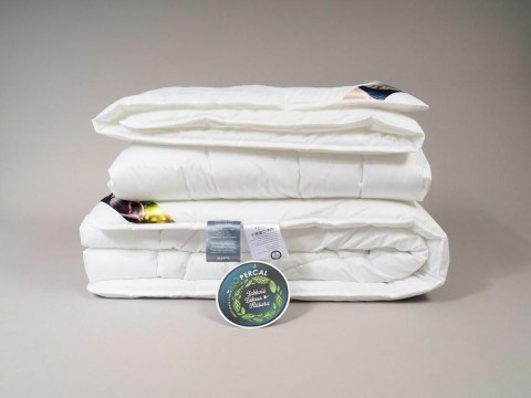 Kołdra antyalergiczna 155x200 BioPercal całoroczna 1120g biała delikatny perkal 100% bawełna AMZ Kołdra antyalergiczna 155x200 BioPercal całoroczna 1120g biała delikatny perkal 100% bawełna AMZ