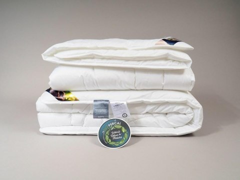 Kołdra antyalergiczna 200x200 BioPercal ciepła 1800g biała delikatny perkal 100% bawełna AMZ Kołdra antyalergiczna 200x200 BioPercal ciepła 1800g biała delikatny perkal 100% bawełna AMZ