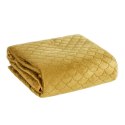 Narzuta dekoracyjna 170x210 Ariel musztardowa welurowa Eurofirany Narzuta dekoracyjna 170x210 Ariel musztardowa welurowa Eurofirany