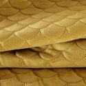 Narzuta dekoracyjna 170x210 Ariel musztardowa welurowa Eurofirany Narzuta dekoracyjna 170x210 Ariel musztardowa welurowa Eurofirany