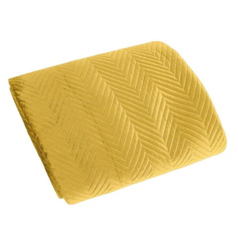 Narzuta dekoracyjna 200x220 Sofia musztardowa welurowa Eurofirany Narzuta dekoracyjna 200x220 Sofia musztardowa welurowa Eurofirany